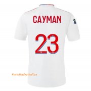 2021-22 Olympique Lyonnais Home Soccer Jersey Shirt with CAYMAN 23 printing