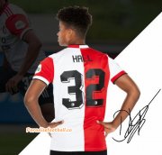 2021-22 Feyenoord Home Soccer Jersey Shirt with Hall 32 printing