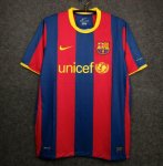 2010-11 Barcelona Retro Home Soccer Jersey Shirt