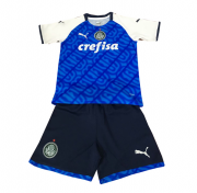 Kids Sociedade Esportiva Palmeiras 2019/20 Blue Soccer Shirt With Shorts