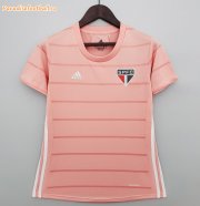 2021-22 Sao Paulo Women Pink Away Soccer Jersey Shirt