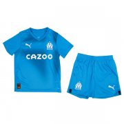 Kids Olympique de Marseille 2022-23 Third Away Soccer Kits Shirt With Shorts