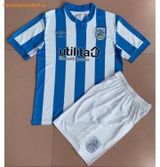 2021-22 Huddersfield Town Kids Home Soccer Kits Shirt With Shorts