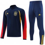 2022 FIFA World Cup Spain Navy Training Sweatshirt Kits with Pants