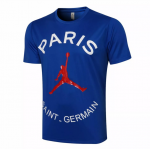 2021-22 PSG x Jordan Blue T-Shirt