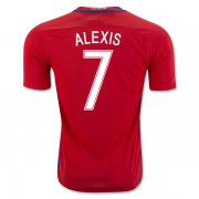 2016 Chile Alexis 7 Home Soccer Jersey