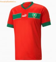 2022 World Cup Morocco Home Soccer Jersey Shirt