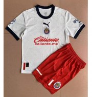 Kids Chivas Deportivo Guadalajara 2022-23 Away Soccer Kits Shirt With Shorts