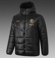 2020-21 Inter Milan Black Cotton Warn Coat