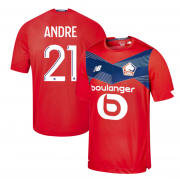 2020-21 LOSC Lille Home Soccer Jersey Shirt ANDRE #21