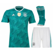 Kids Germany 2018 World Cup Away Soccer Kit (Jersey+Shorts+Socks)