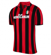 1988-1989 AC Milan Retro Home Soccer Jersey Shirt