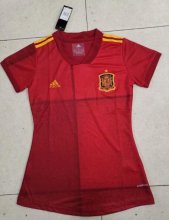 Women's 2020 Spain Home Soccer Jersey Shirt