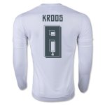 2015-16 Real Madrid LS Home Soccer Jersey KROOS 8