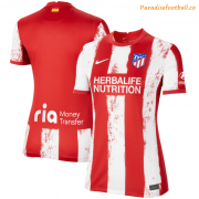 2021-22 Atletico Madrid Women Home Soccer Jersey Shirt