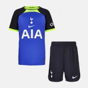 2022-23 Tottenham Hotspur Kids Away Soccer Kits Shirt With Shorts
