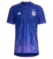 2022 World Cup Argentina Away Soccer Jersey Shirt Player Version