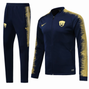 18-19 UNAM Navy&Yellow V-Neck Training Kit Jacket and Pants
