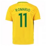 2016 Brazil Romario 11 Home Soccer Jersey
