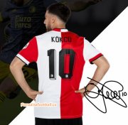 2021-22 Feyenoord Home Soccer Jersey Shirt with Kökcü 10 printing