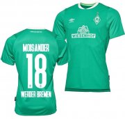 2019-20 Werder Bremen Home Soccer Jersey Shirt Niklas Moisander #18
