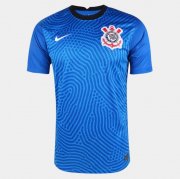 2020-21 SC Corinthians Goalkeeper Blue Soccer Jersey Shirt