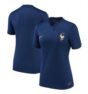 2022 FIFA World Cup France Home Women Soccer Jersey Shirt