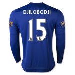 2015-16 Chelsea DJILOBODJI #15 LS Home Soccer Jersey