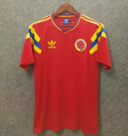 1990 Colombia Retro Away Soccer Jersey Shirt