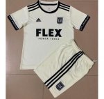 Kids Los Angeles FC 2021-22 Away Soccer Kits Shirt With Shorts