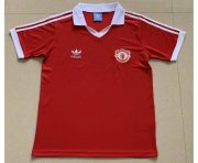 1980 Manchester United Retro Home Soccer Jersey Shirt