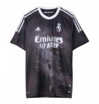 2020-21 Real Madrid Human Race Black Soccer Jersey Shirt