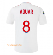2021-22 Olympique Lyonnais Home Soccer Jersey Shirt with AOUAR 8 printing