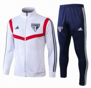2019-20 Sao Paulo White Jacket Tracksuit With Pants