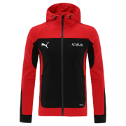 2021-22 AC Milan Red Black Training Hoodie Jacket