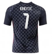 2020 EURO Croatia Away Soccer Jersey Shirt IVAN RAKITIĆ #7