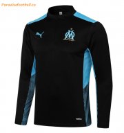 2021-22 Marseille Black Blue Training Sweatshirt