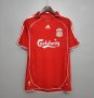 2006-08 Liverpool Retro Home Soccer Jersey Shirt GERRARD #8 with UCL Printing