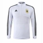 2018 Argentina White Zipper Sweat Top Shirt