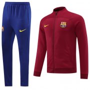 2022-23 Barcelona Burgundy Training Kits Jacket with Pants
