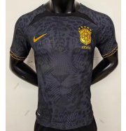 2022 FIFA World Cup Brazil Black Grey Special Soccer Jersey Shirt Player Version