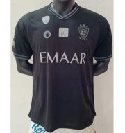 2021-22 Al Hilal SFC Away Black Soccer Jersey Shirt
