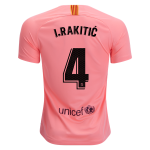 2018-19 FC Barcelona Third Soccer Jersey Shirt Ivan Rakitic #4