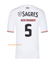 2021-22 Benfica Away Soccer Jersey Shirt with Vertonghen 5 printing