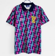1990 Scotland Retro Away Soccer Jersey Shirt