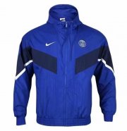 2022-23 PSG Blue Hoodie Winidbreaker Jacket