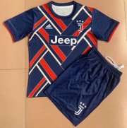 2021-22 Juventus Kids Blue Special GC Soccer Kits Shirt With Shorts