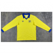 1971-79 Arsenal Retro Long Sleeve Away Yellow Soccer Jersey Shirt