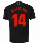 2019-20 Atletico Madrid Away Soccer Jersey Shirt M. Llorente 14