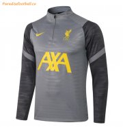 2021-22 Liverpool Grey Training Sweatshirt